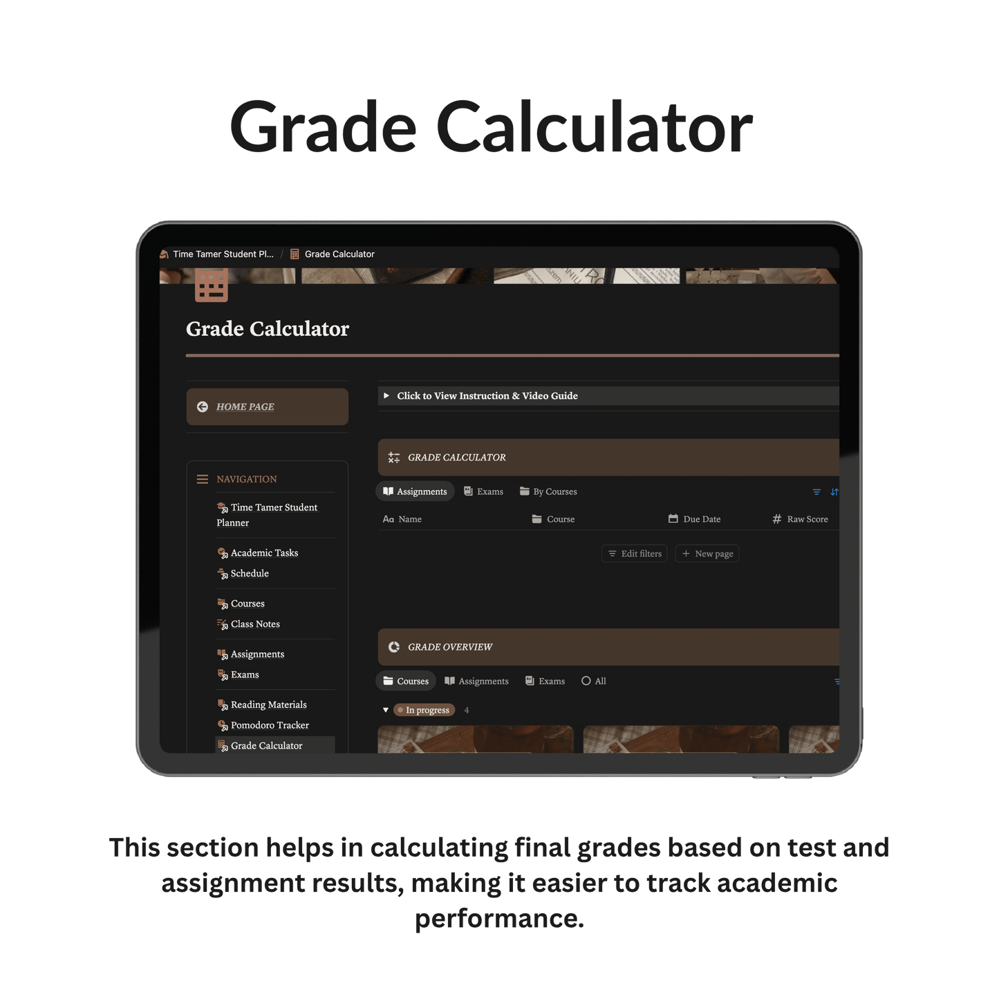 Organize. Study. Succeed. Stress-Free.
