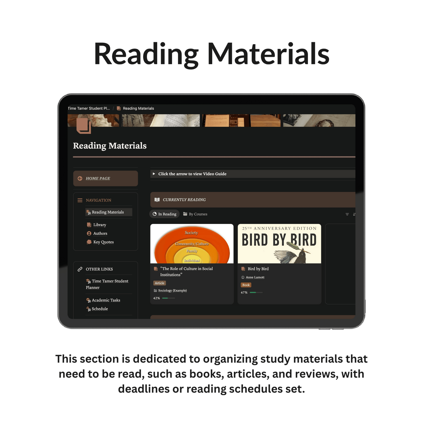 Organize. Study. Succeed. Stress-Free.